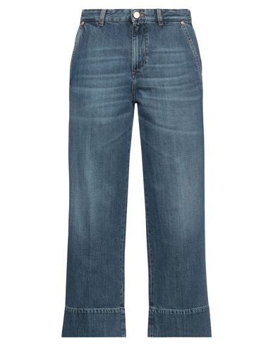 Pt Torino Woman Jeans Blue Size 28 Cotton, Lyocell