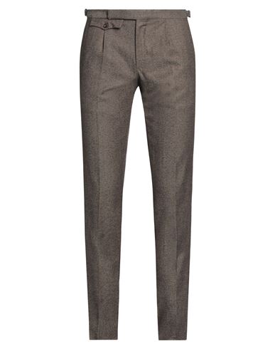 Incotex Man Pants Khaki Size 40 Virgin Wool, Cotton In Beige