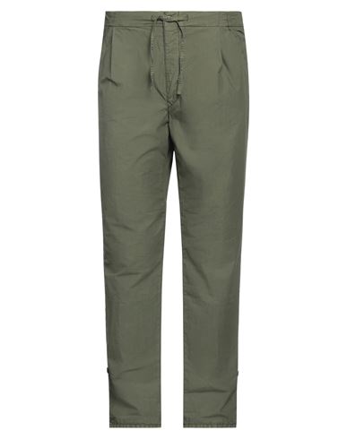 Incotex Man Pants Military Green Size 38 Cotton, Polyamide