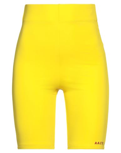 Aalto Woman Leggings Yellow Size 2 Polyester, Elastane