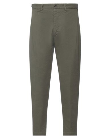 Shop Beaucoup .., Man Pants Military Green Size 28 Cotton, Elastane