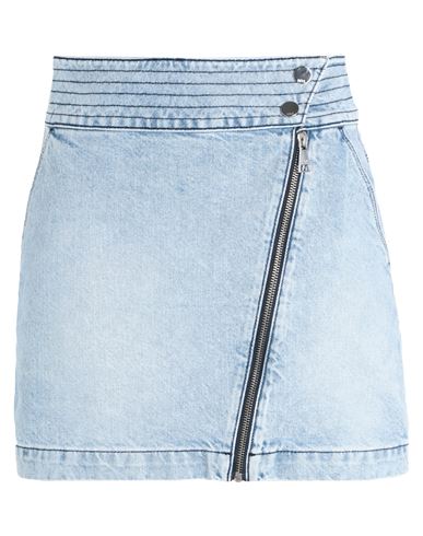 Karl Lagerfeld X Amber Valletta Klxav Denim Skirt Woman Denim Skirt Blue Size M Recycled Cotton, Ref