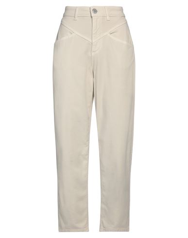 Shop Gaelle Paris Gaëlle Paris Woman Pants Cream Size 30 Cotton, Elastane In White