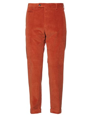 Strellson Man Pants Rust Size 38 Cotton, Elastane In Red
