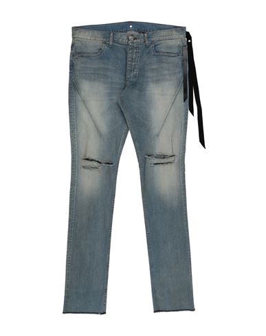 Seigeki Man Jeans Blue Size 34 Cotton, Polyurethane