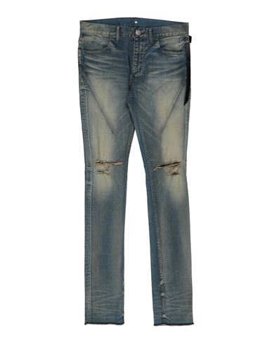 Shop Seigeki Man Jeans Blue Size 28 Cotton, Polyurethane