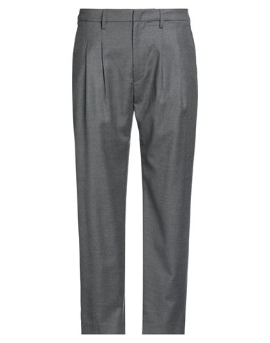Dondup Man Pants Grey Size 38 Virgin Wool, Elastane