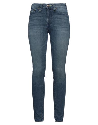 True Religion Woman Denim Pants Blue Size 31 Cotton, Polyester, Elastane