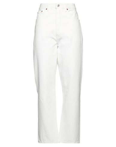 Re/done Woman Denim Pants White Size 27 Cotton