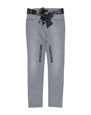 Givenchy Babies'  Toddler Girl Jeans Grey Size 4 Cotton, Elastane