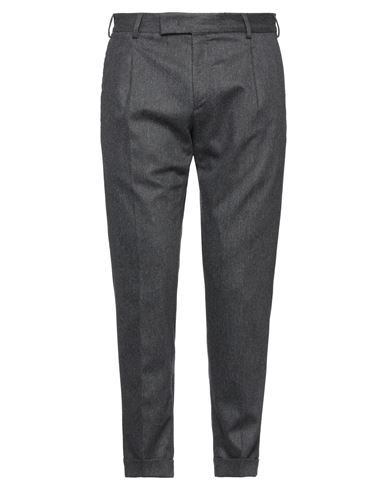 Pt Torino Man Pants Lead Size 32 Virgin Wool, Elastane In Grey