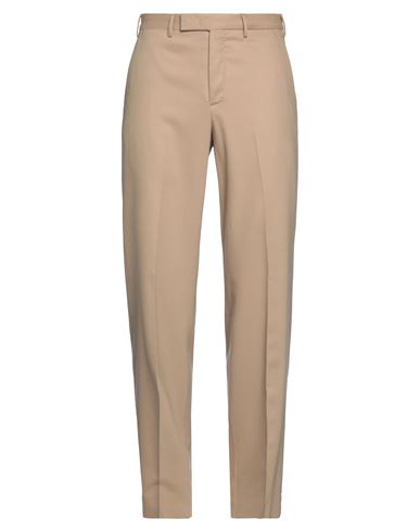 Pt Torino Man Pants Sand Size 30 Virgin Wool, Elastane In Beige