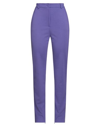 Suoli Woman Pants Purple Size 6 Viscose, Polyamide, Elastane In Purple