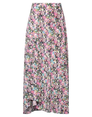 Isabel Marant Woman Long Skirt Pink Size 6 Silk, Elastane