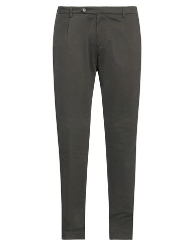 Berwich Man Pants Lead Size 38 Cotton, Elastane In Grey