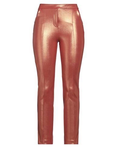 Chiara Boni La Petite Robe Woman Pants Rust Size 8 Polyamide, Elastane In Red
