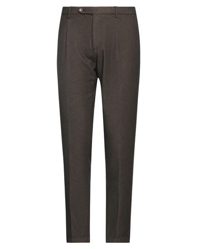 Shop Berwich Man Pants Dark Brown Size 36 Cotton, Polyester, Elastane