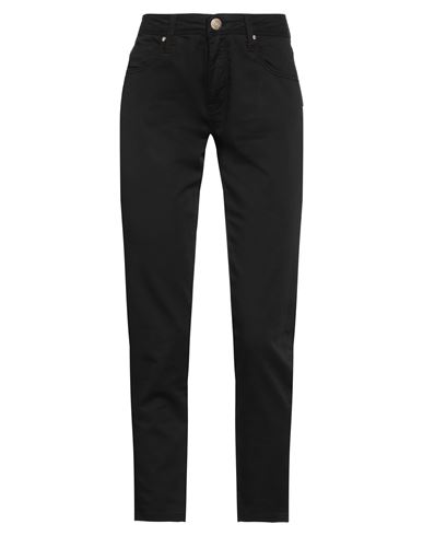 Maggie Creative Denim Woman Pants Black Size 28 Cotton, Elastane
