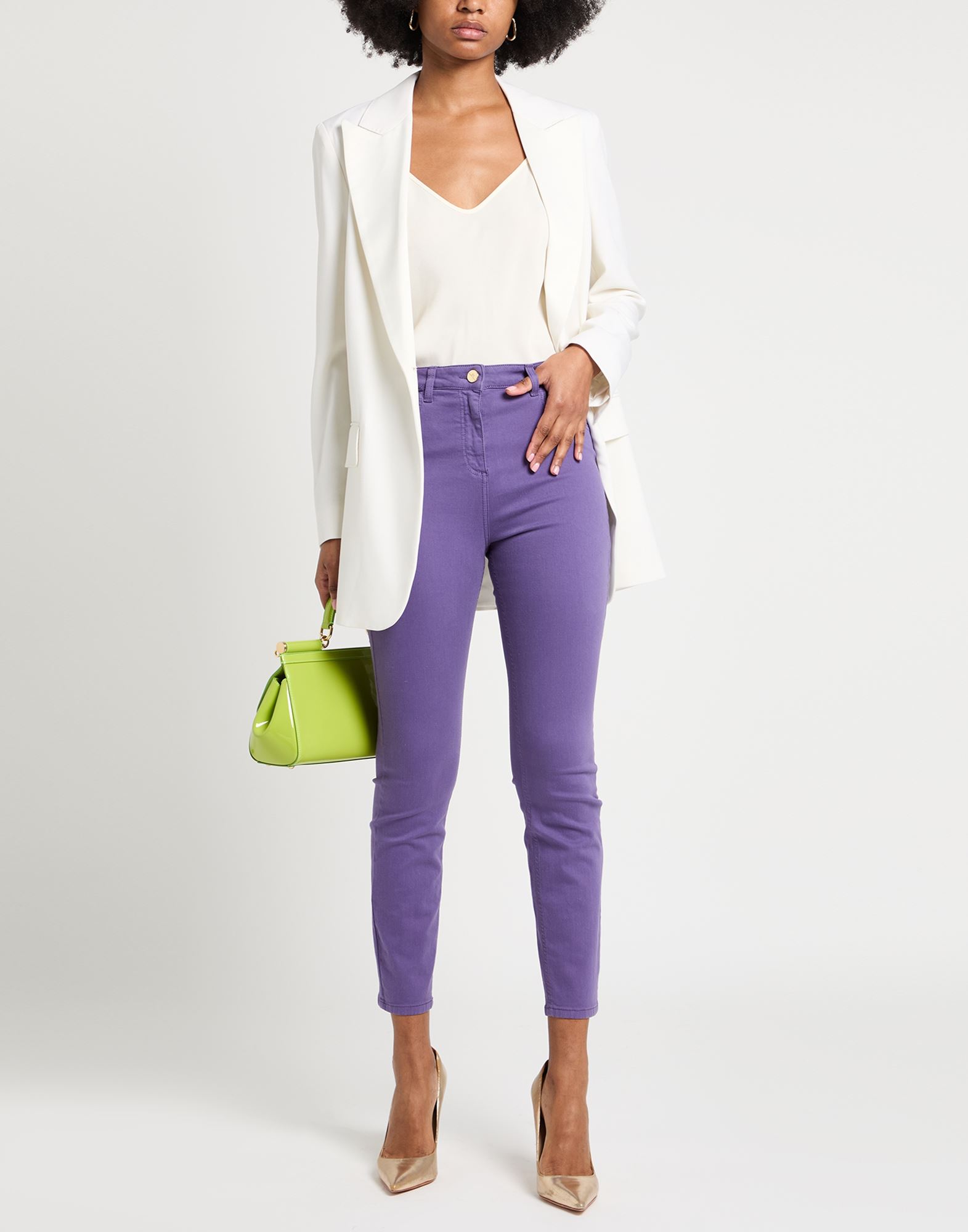  Elisabetta Franchi - Hosen & Röcke - Jeanshosen - On Yoox.com 