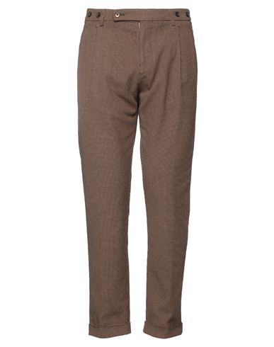 Berwich Man Pants Camel Size 38 Cotton, Polyester, Viscose, Elastane In Beige