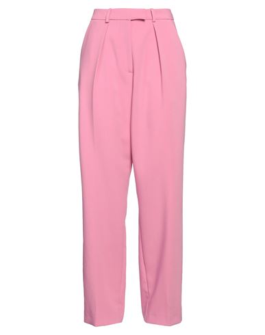 Alysi Woman Pants Pink Size 8 Polyester, Viscose, Elastane