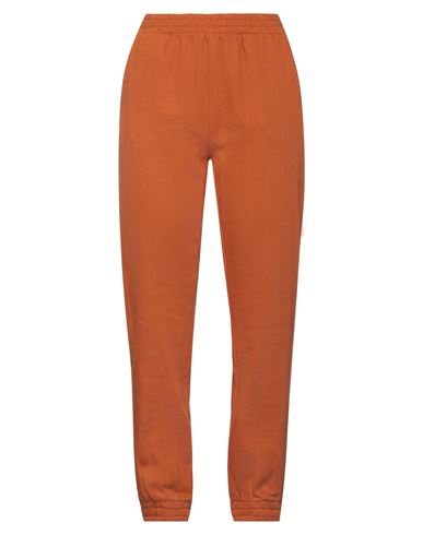 Le Streghe Woman Pants Orange Size S Cotton