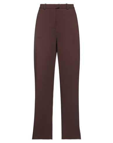 Pinko Woman Pants Cocoa Size 6 Viscose, Polyamide, Elastane In Brown