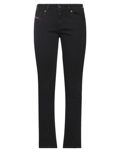 Diesel Woman Jeans Black Size 26w-30l Cotton, Elastane