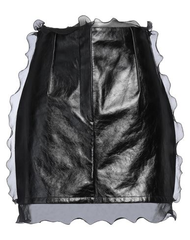 Fendi Woman Mini Skirt Black Size 8 Calfskin