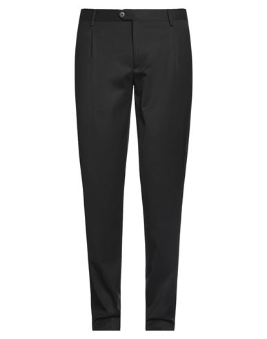 Brian Dales Man Pants Black Size 38 Polyester, Wool, Elastane