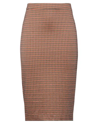 Falda midi Mujer Camel 40 Mujer