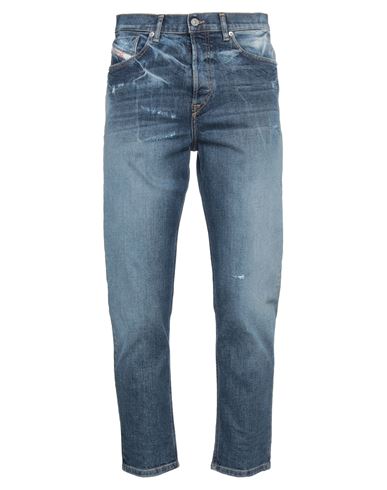 Diesel Man Jeans Blue Size 30w-30l Cotton, Elastane In Blue