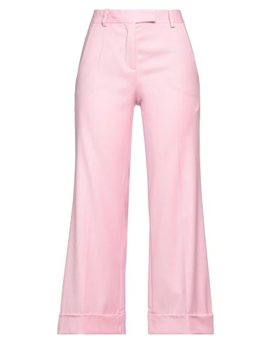 Semicouture Woman Pants Pink Size 2 Virgin Wool, Polyester, Viscose, Elastane