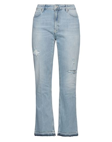 Dondup Woman Jeans Blue Size 28 Organic Cotton, Elastane In Blue