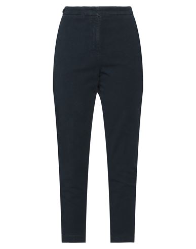 Aspesi Woman Pants Midnight Blue Size 8 Cotton, Elastane In Blue