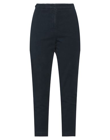 Shop Aspesi Woman Pants Midnight Blue Size 4 Cotton, Elastane