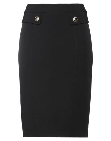 Simona Corsellini Woman Midi Skirt Black Size 2 Polyester, Elastane