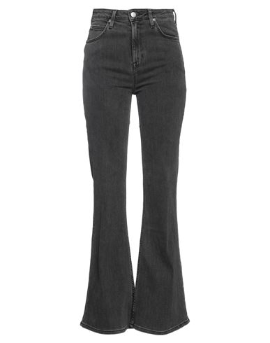 Lee Woman Jeans Black Size 26w-31l Cotton, Polyester, Elastane