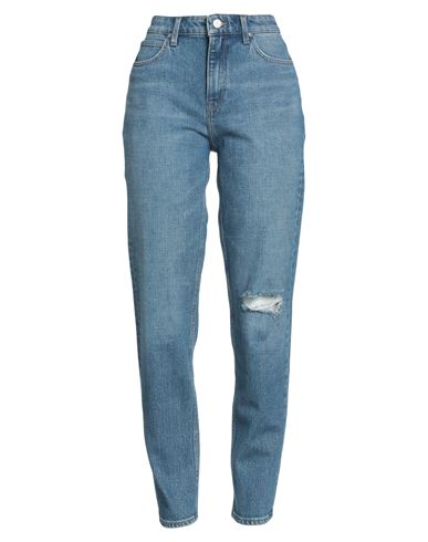 Lee Woman Jeans Blue Size 27w-l33 Cotton, Elastane