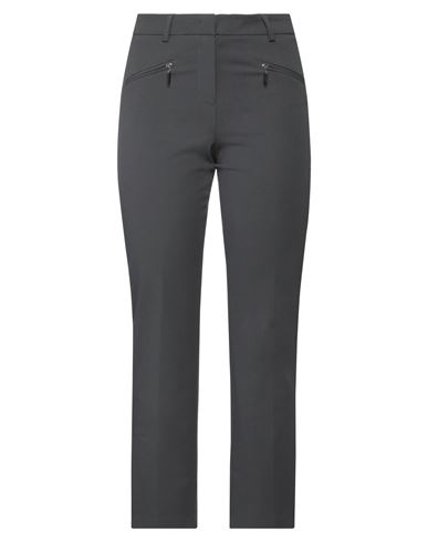Pamela Henson Woman Pants Lead Size 8 Cotton, Elastane In Grey