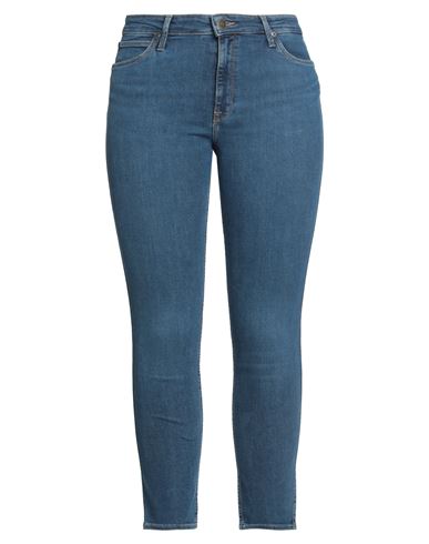 Lee Woman Jeans Blue Size 30w-31l Cotton, Polyester, Elastane