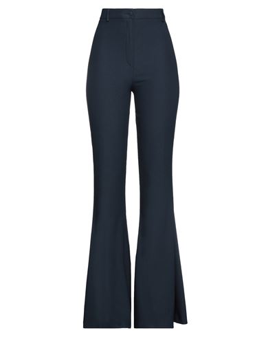 Hebe Studio Woman Pants Navy Blue Size 4 Polyester, Elastane