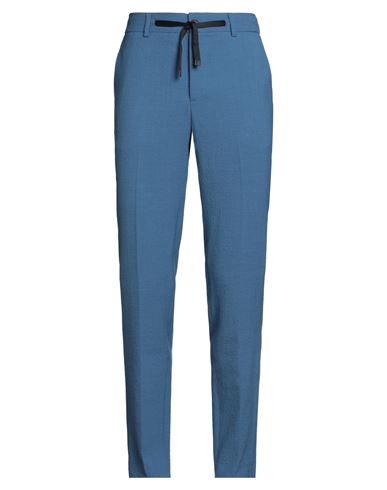 Brian Dales Man Pants Pastel Blue Size 38 Polyester, Wool, Linen, Elastane