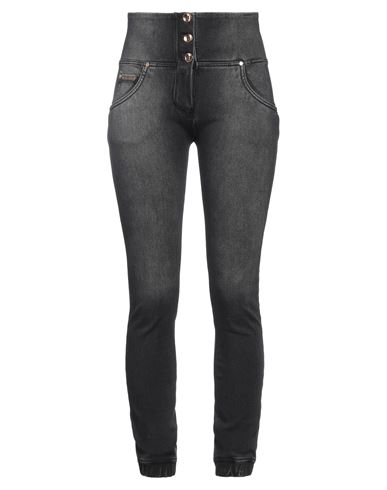 Freddy Woman Jeans Black Size Xs Polyester, Cotton, Viscose, Lyocell, Elastane