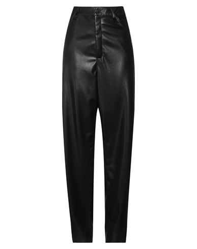 Laneus Woman Pants Black Size 8 Polyester, Polyurethane
