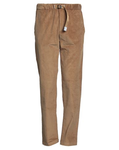 White Sand Man Pants Camel Size 30 Cotton, Elastane In Beige