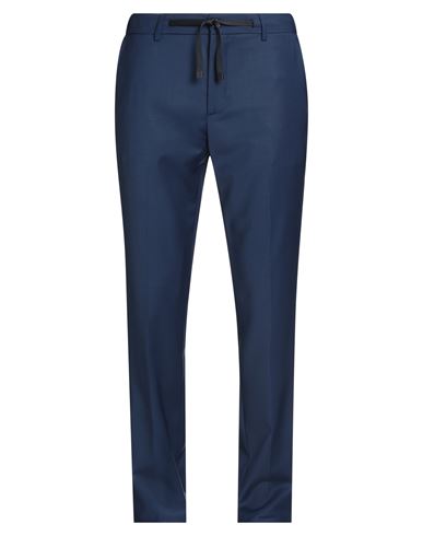 Brian Dales Man Pants Blue Size 38 Polyester, Wool, Lycra