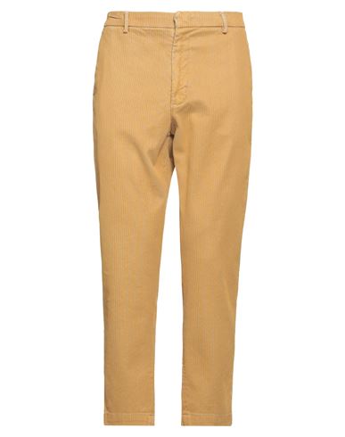 Squad² Man Pants Mustard Size 36 Cotton, Nylon, Elastane In Yellow