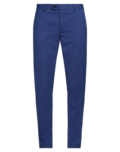 Brian Dales Man Pants Blue Size 32 Polyester, Wool, Elastane In Blue