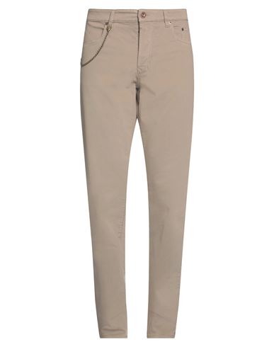 Siviglia Man Pants Khaki Size 36 Modal, Cotton, Elastane In Beige